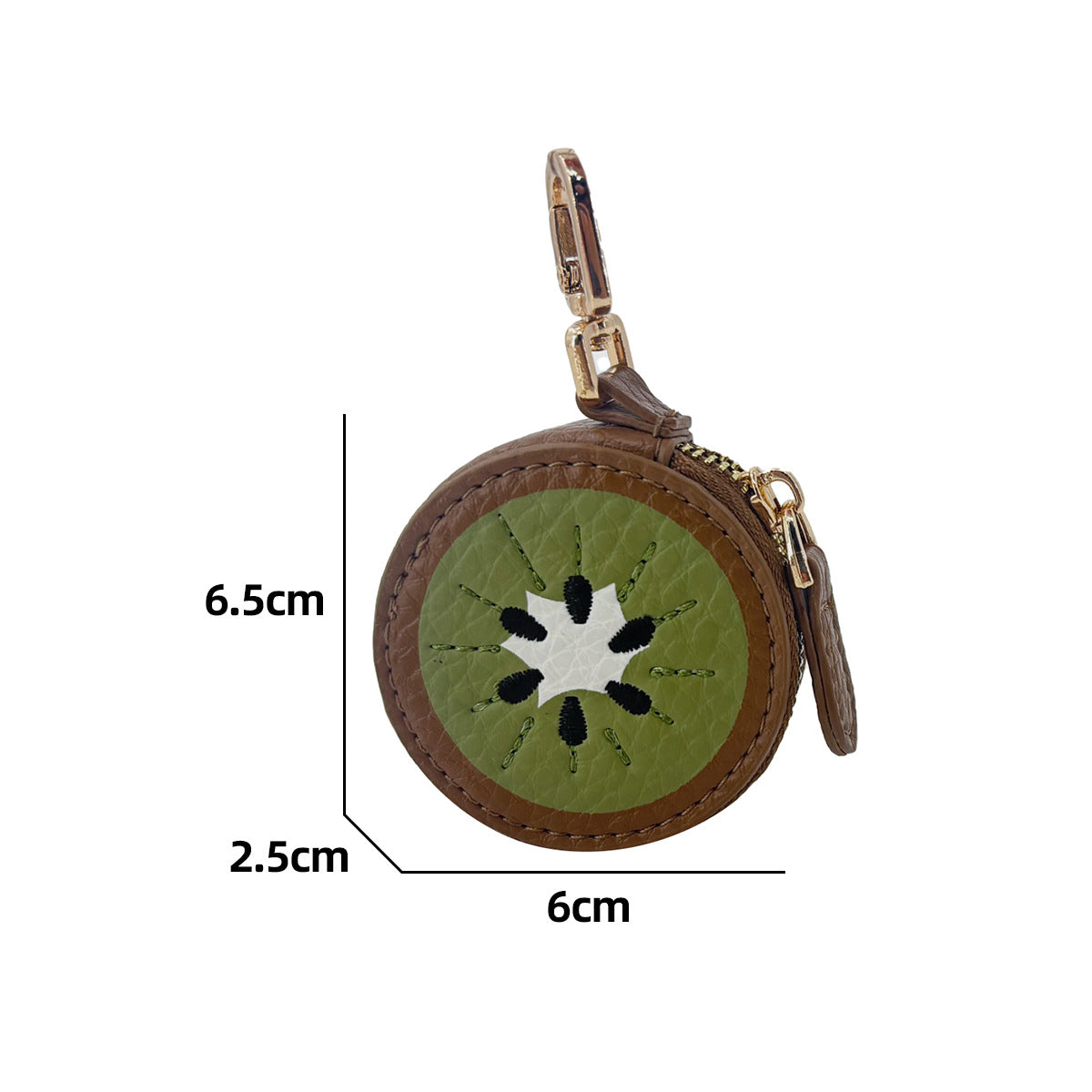 🍋 Mini Coin Purse – Cute Keychain Wallet for Girls