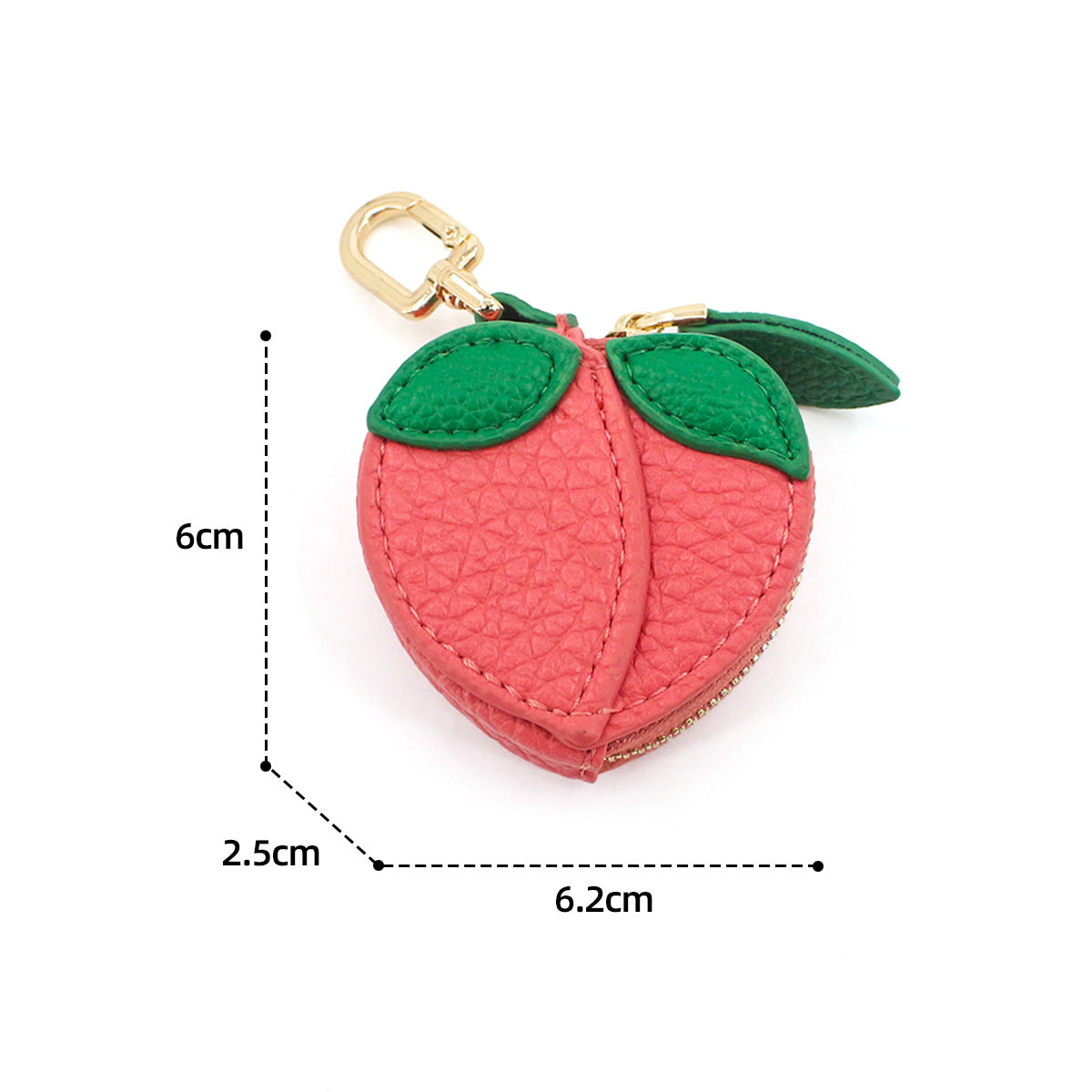 🍋 Mini Coin Purse – Cute Keychain Wallet for Girls