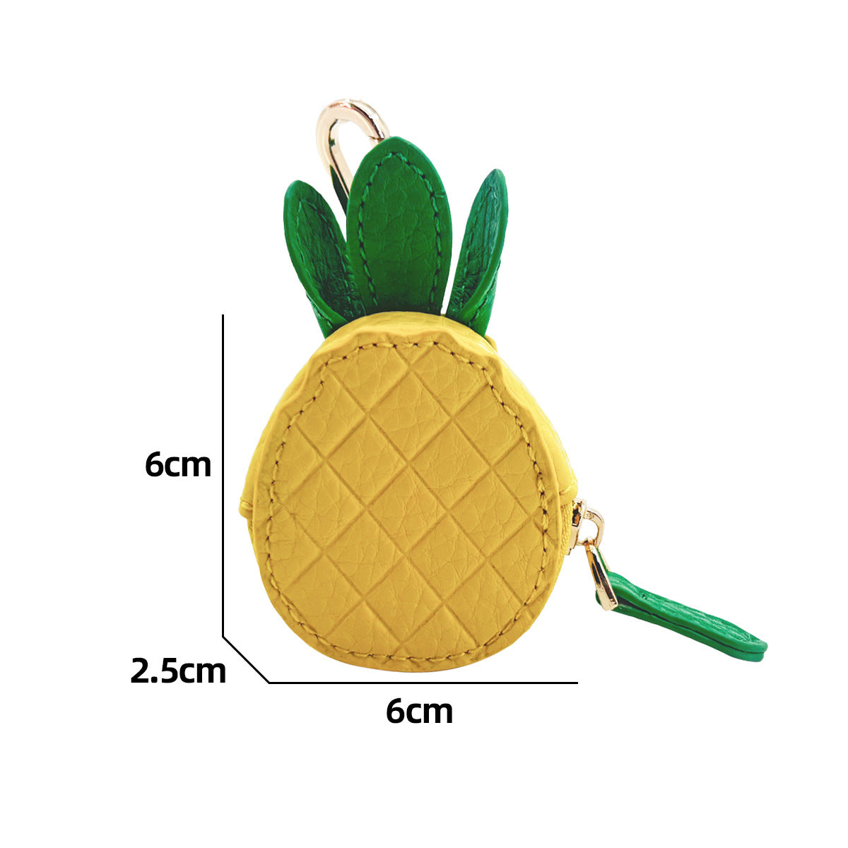 🍋 Mini Coin Purse – Cute Keychain Wallet for Girls