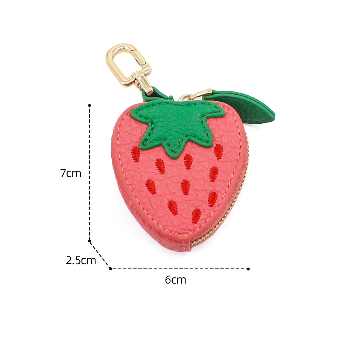 🍋 Mini Coin Purse – Cute Keychain Wallet for Girls