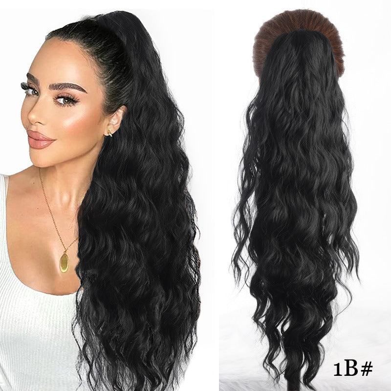 Volumizing Wavy Claw Clip Ponytail