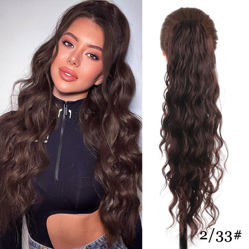 Volumizing Wavy Claw Clip Ponytail