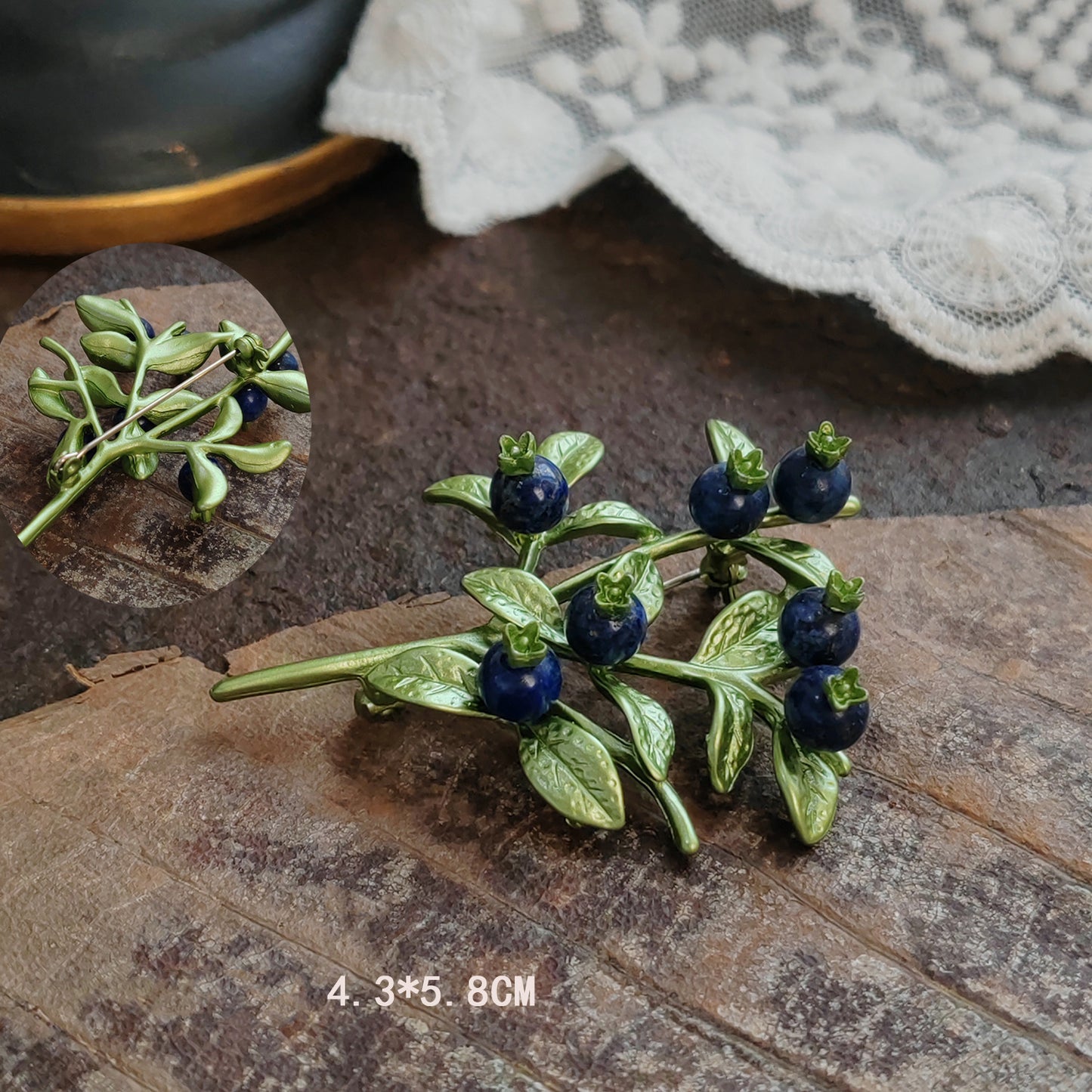 ✨ Vintage Royal Floral Brooch – Timeless Elegance for Every Occasion 🌿👑