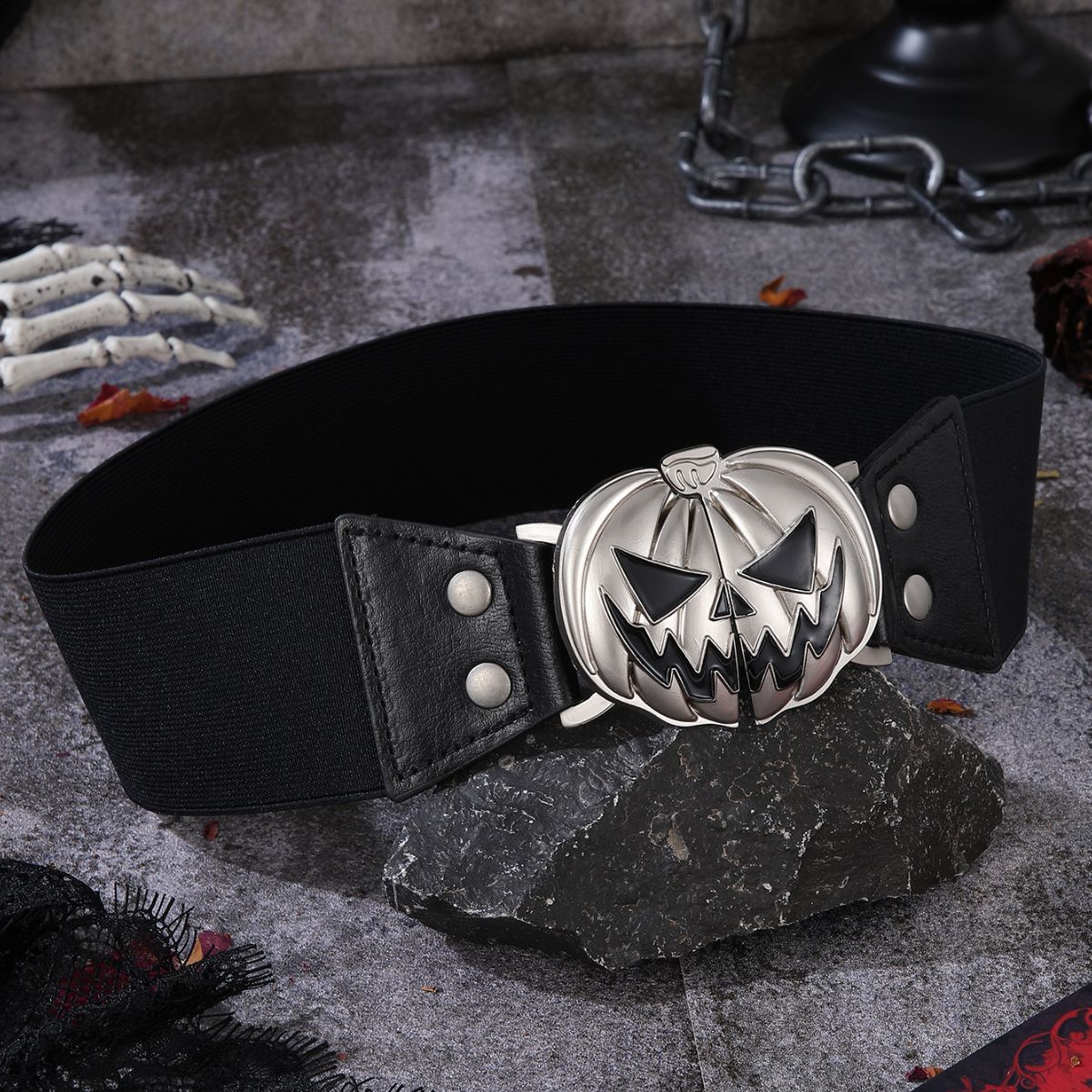š„Last Day 49% OFFšAdjustable Pumpkin head alloy buckle belt