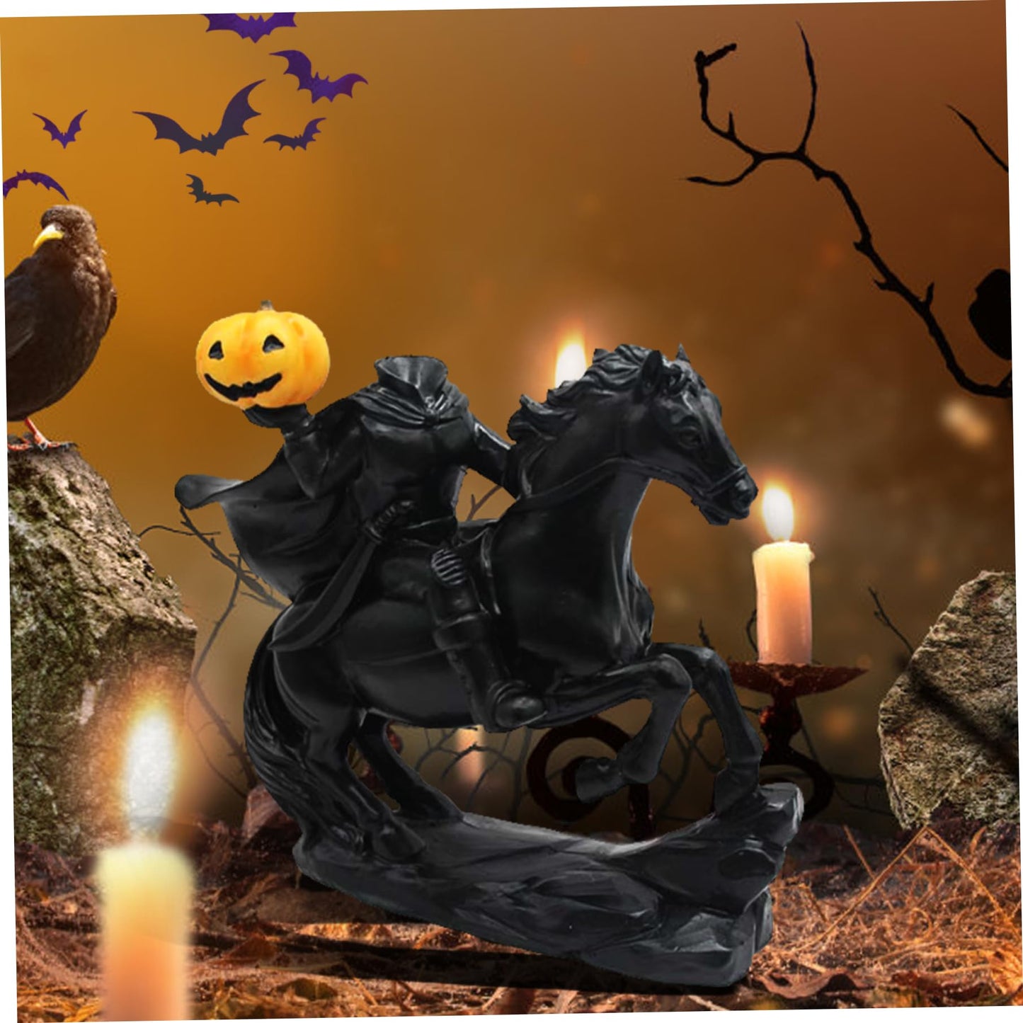 🎃Headless Horseman Halloween Horror Resin Statue🐎