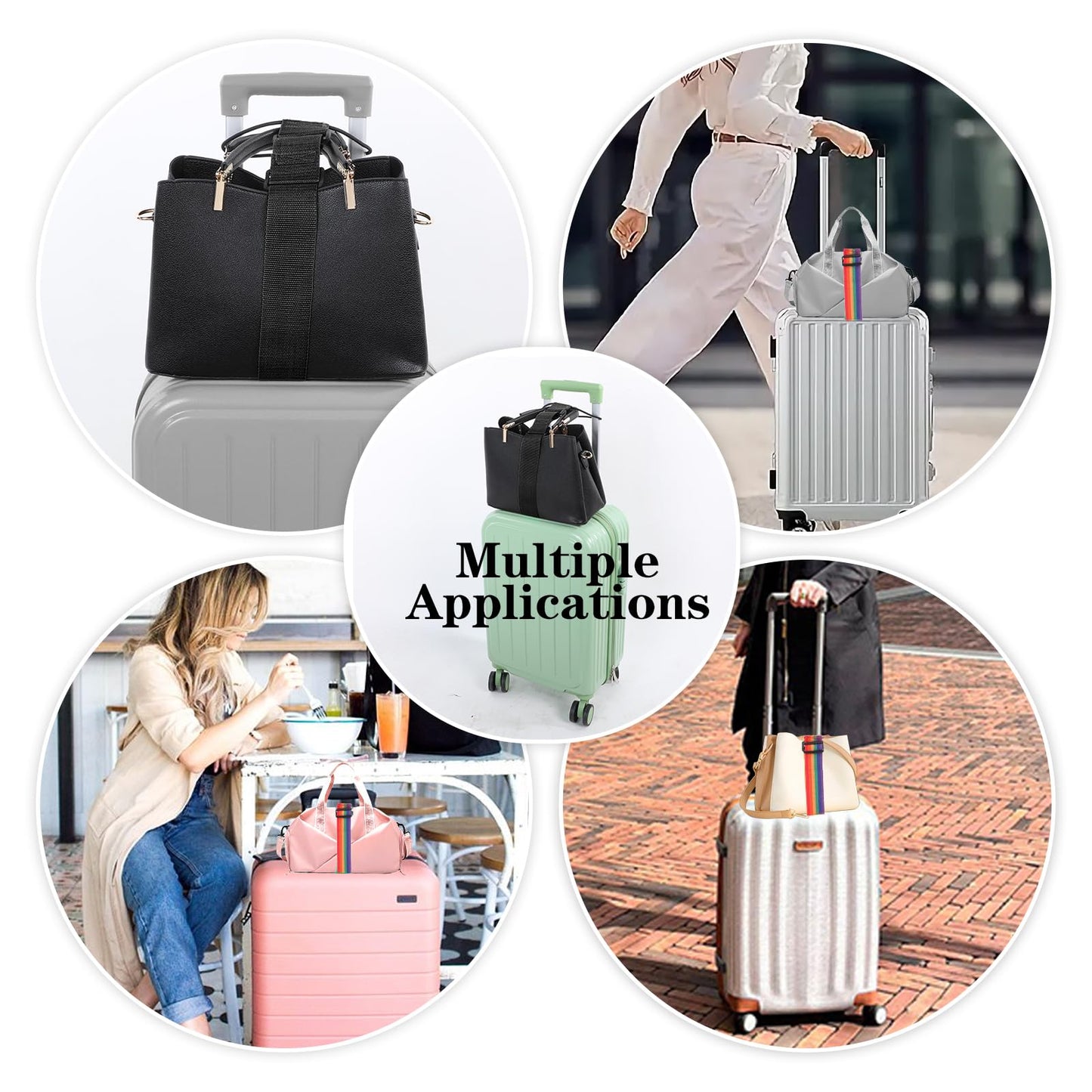 🌈Luggage Straps for Add a Bag Bungees🧳
