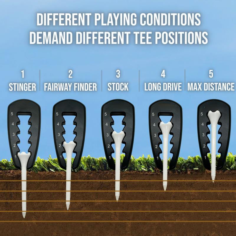 🔥Adjustable Golf Tee Height Tool