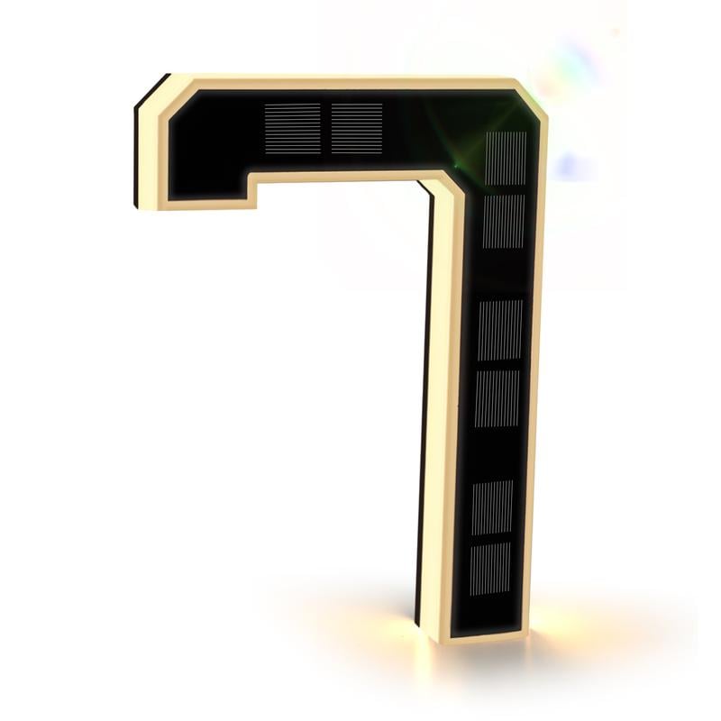 🔥Solar Lighted House Numbers for Outside