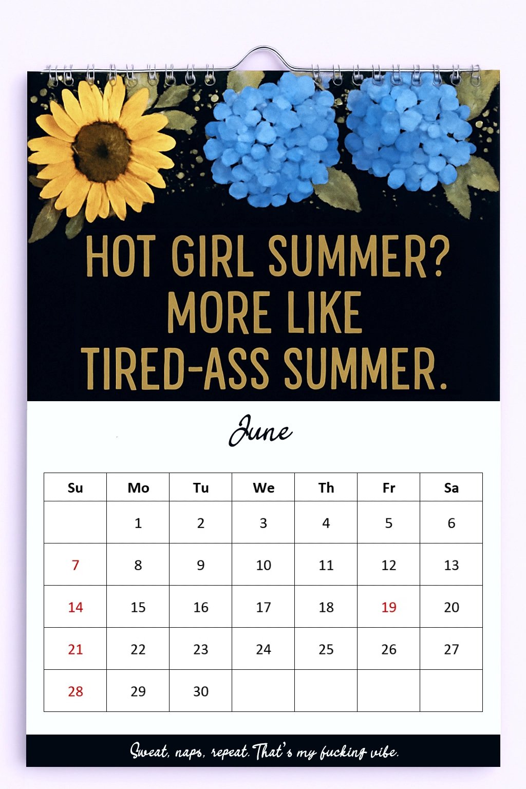 🔥LAST DAY 49% OFF💕Fuck It Again – 2026 Calendar For Women Who’ve Had Enough
