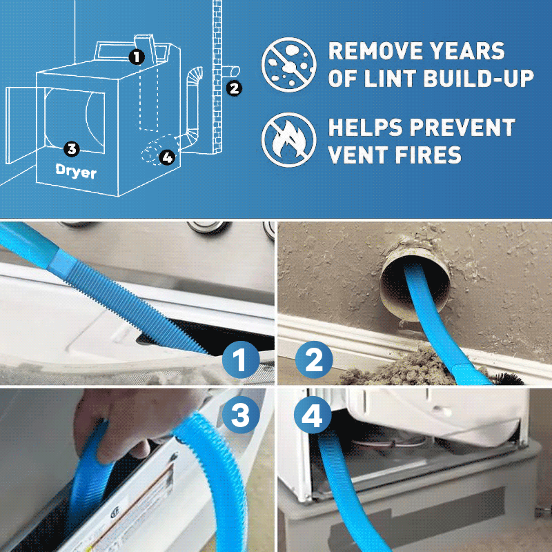 🔥2025 New Arrival - 49%OFF🔥Dryer Vent Cleaning Kit