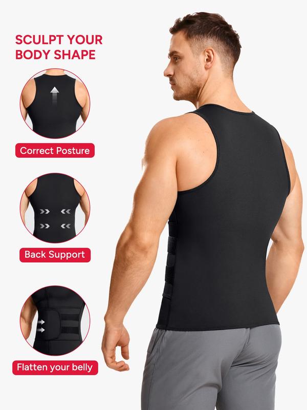 🔥 Men’s Thermal Sauna Vest for Maximum Sweat & Muscle Sculpting