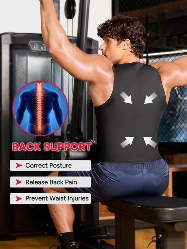 🔥 Men’s Thermal Sauna Vest for Maximum Sweat & Muscle Sculpting