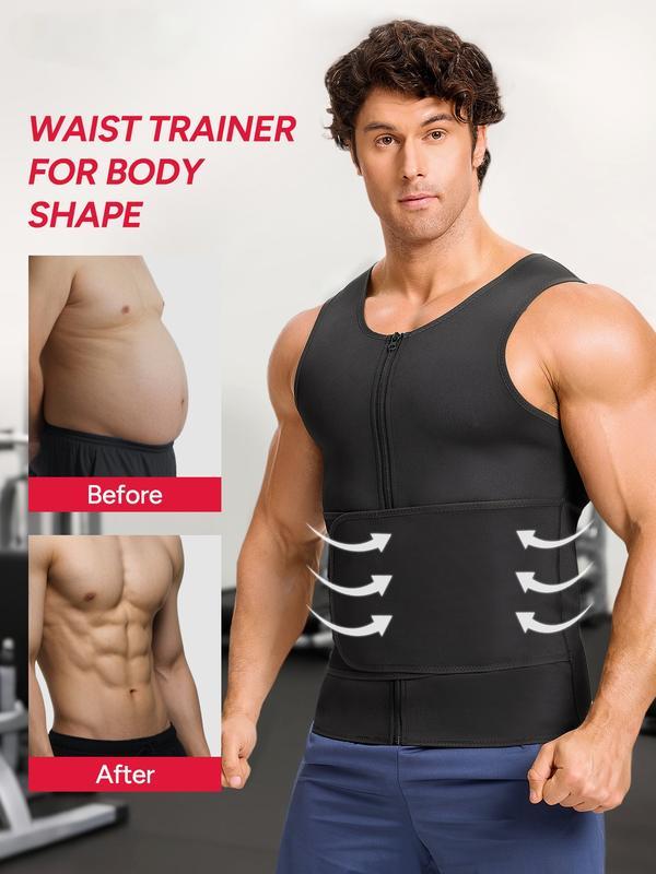 🔥 Men’s Thermal Sauna Vest for Maximum Sweat & Muscle Sculpting