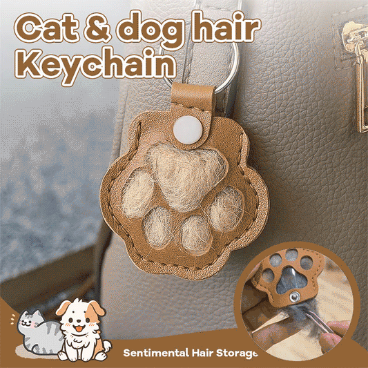 🔥🐾 Memory Paw Leather Keychain