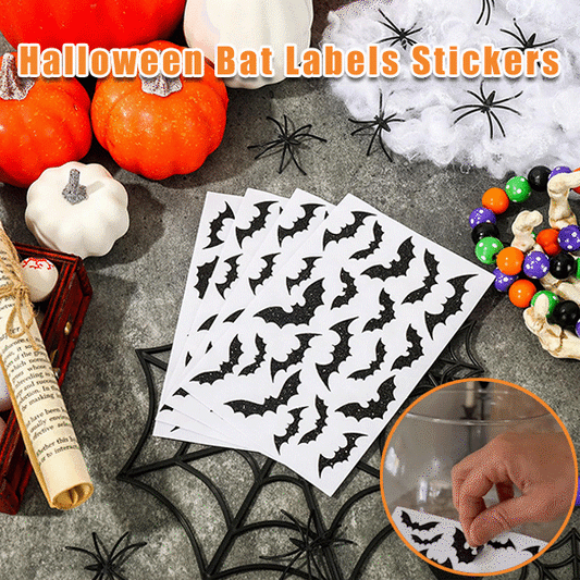 ✨This Week's Special Price $9.99💥Halloween Bat Labels Stickers