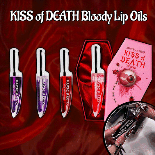 💋KISS of DEATH Bloody Lip Oils