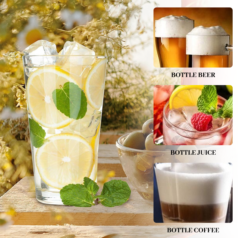 🔥BUY 2 GET 1 FREE🍸Clear Crystal Silicone Glass Cup