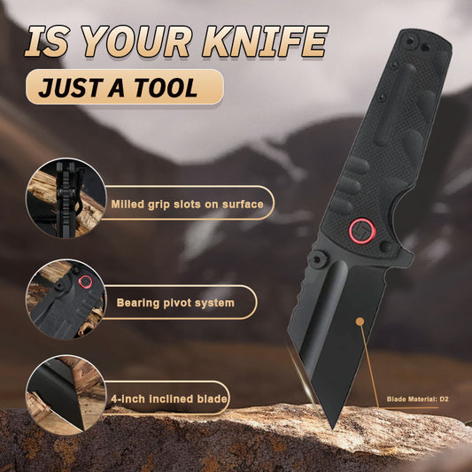 🔥 Last Day 49% OFF 🔥PROPONENT ATZ-1820P D2 Steel Black PVD Blade