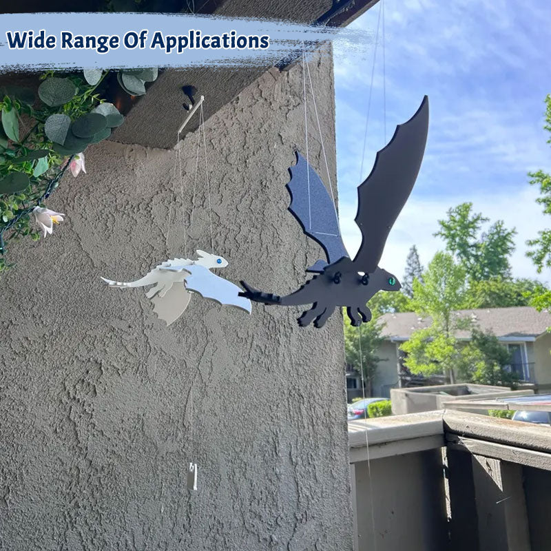 Flying Bat Duo — Hanging Halloween Mobile Set