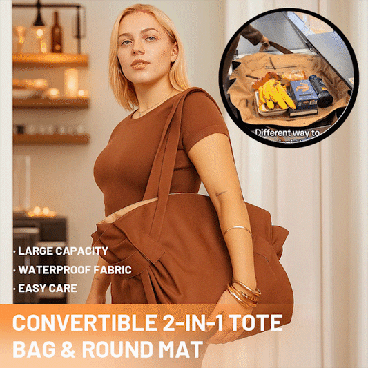 ✨ SmartCarry™ 2-in-1 Convertible Tote & Mat