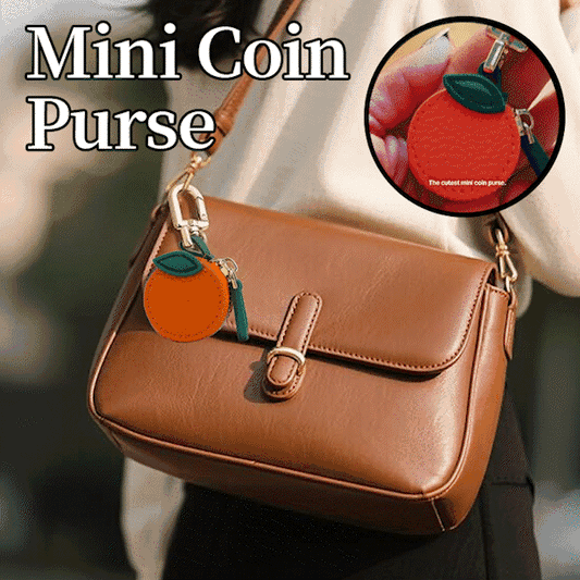 🍋 Mini Coin Purse – Cute Keychain Wallet for Girls