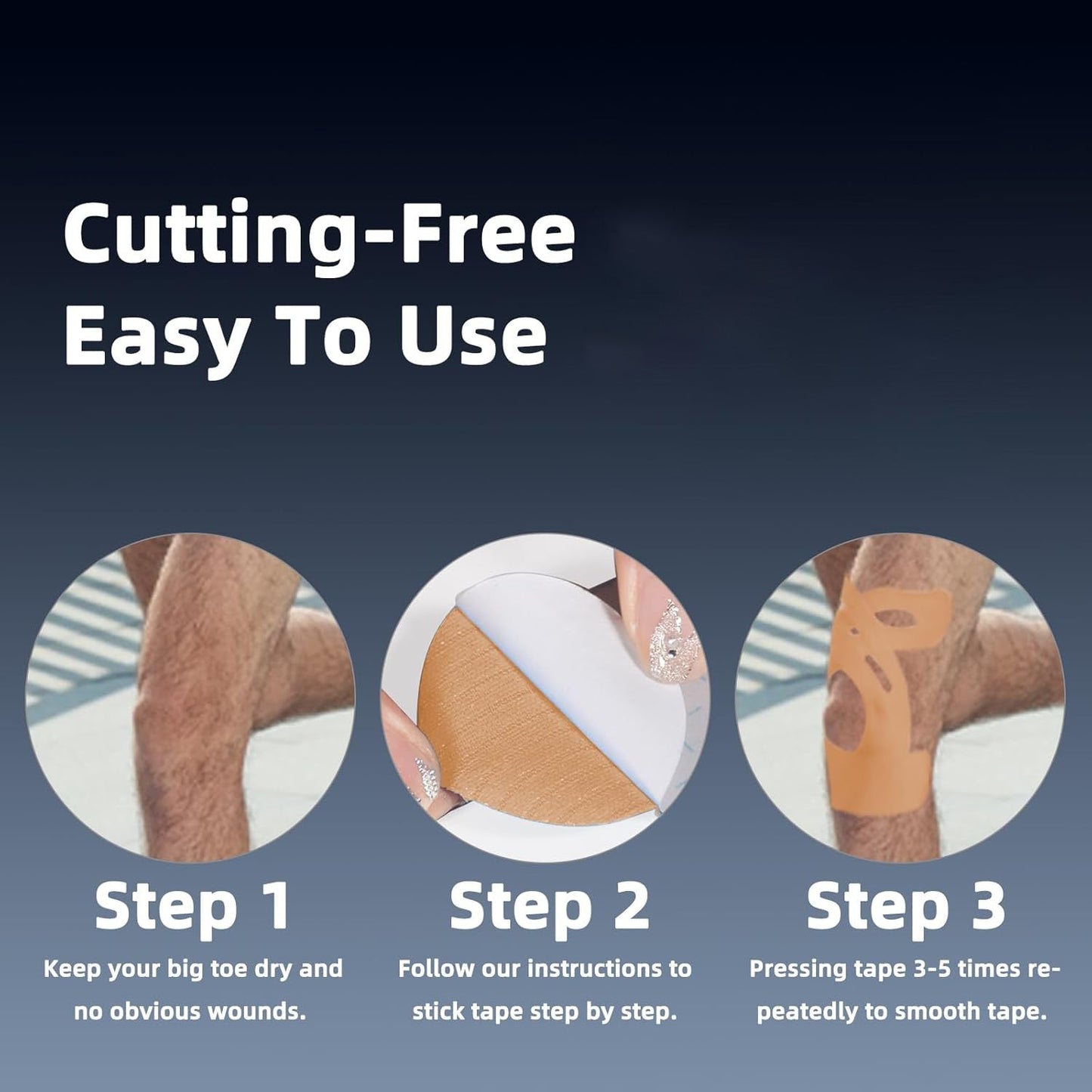 💥 Hot Pick!⚡Ready-to-Use Knee Tape for Instant Relief!