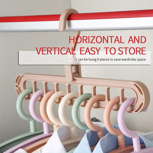 🔥 Buy 2 Get 1 Free – Limited Time👕 9 in 1 Space-Saving Clothes Hangers