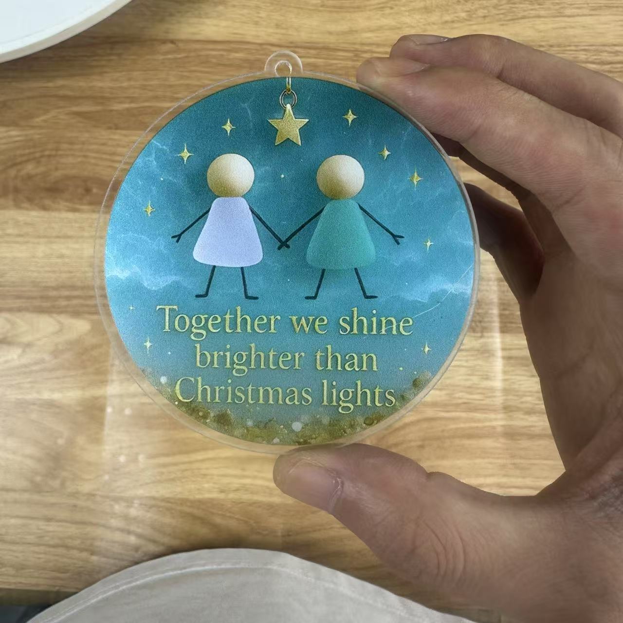 🌊Friendship Sea  Glass Christmas Ornament✨Shaped by Nature & Crafted by Hand💝