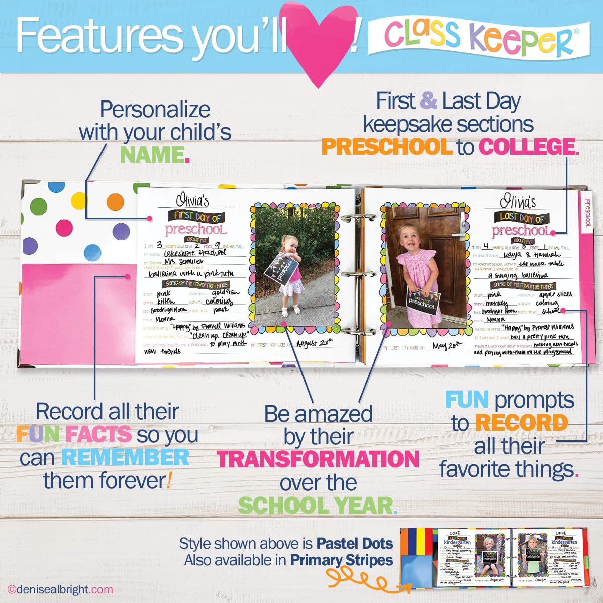 🎒 Class Keeper School Memory Book