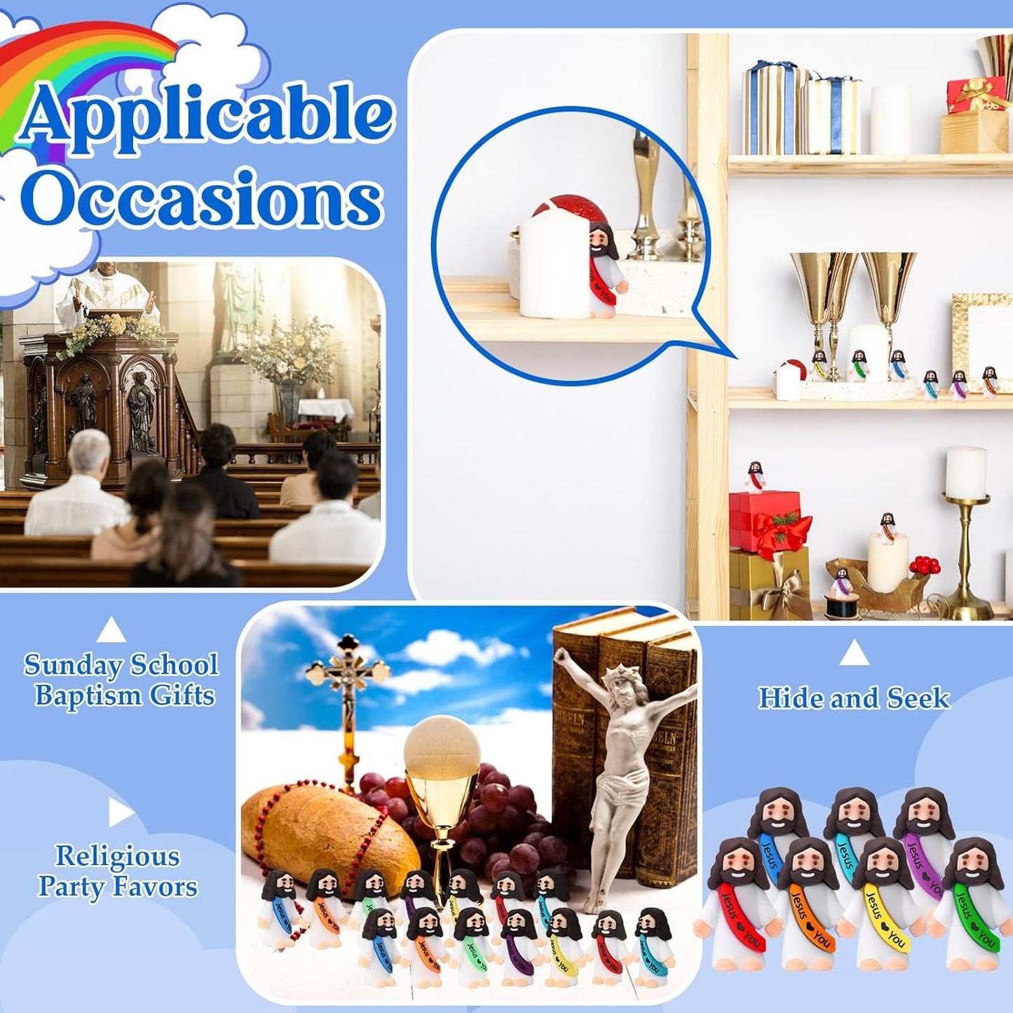 🎁 [ONLY TODAY $8.99]🔥Original Design  Figures - Jesus Loves You💖