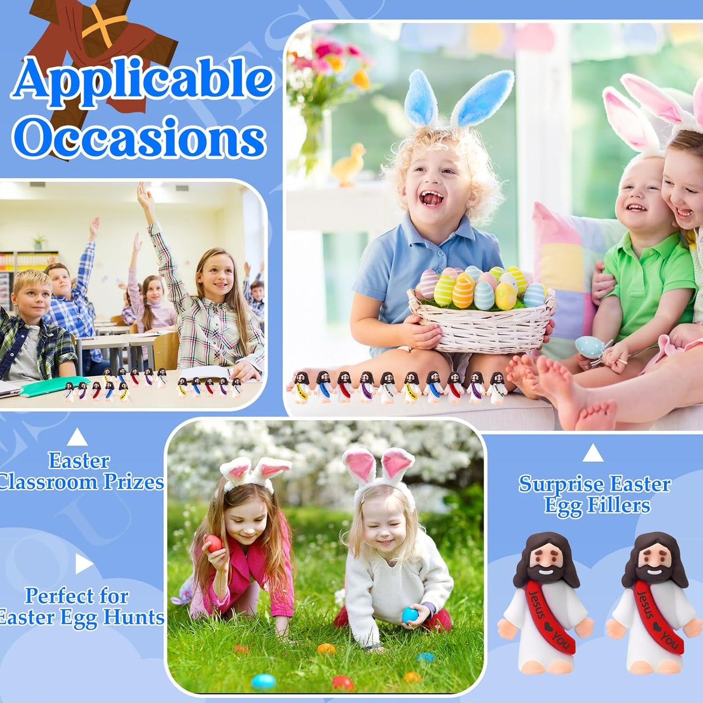 🎁 [ONLY TODAY $8.99]🔥Original Design  Figures - Jesus Loves You💖
